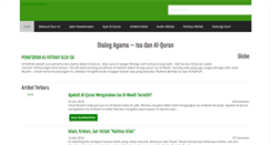 Desktop Screenshot of isadanalquran.com
